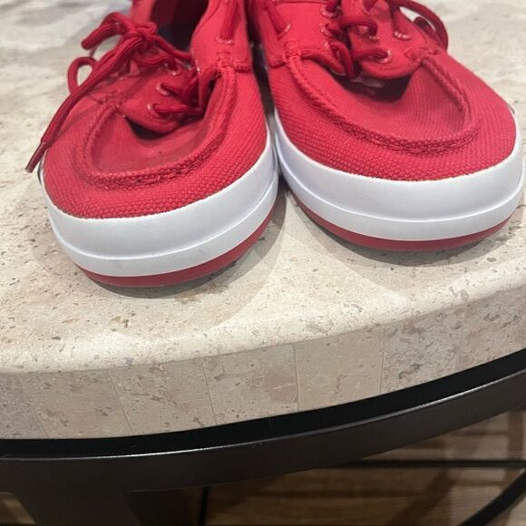 New Mens Nautica red casual boat shoes size 9.5 - Picture 7 of 7